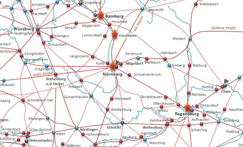 Mittelalterliche Handelswege